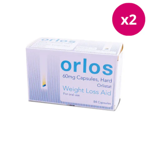 Orlos Weight Loss Aid 60mg- Twin Pack